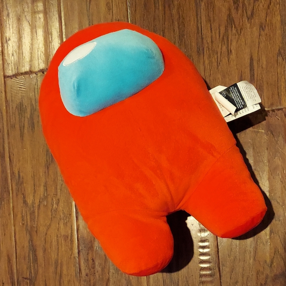 Official Among Us Plush Red Pillow